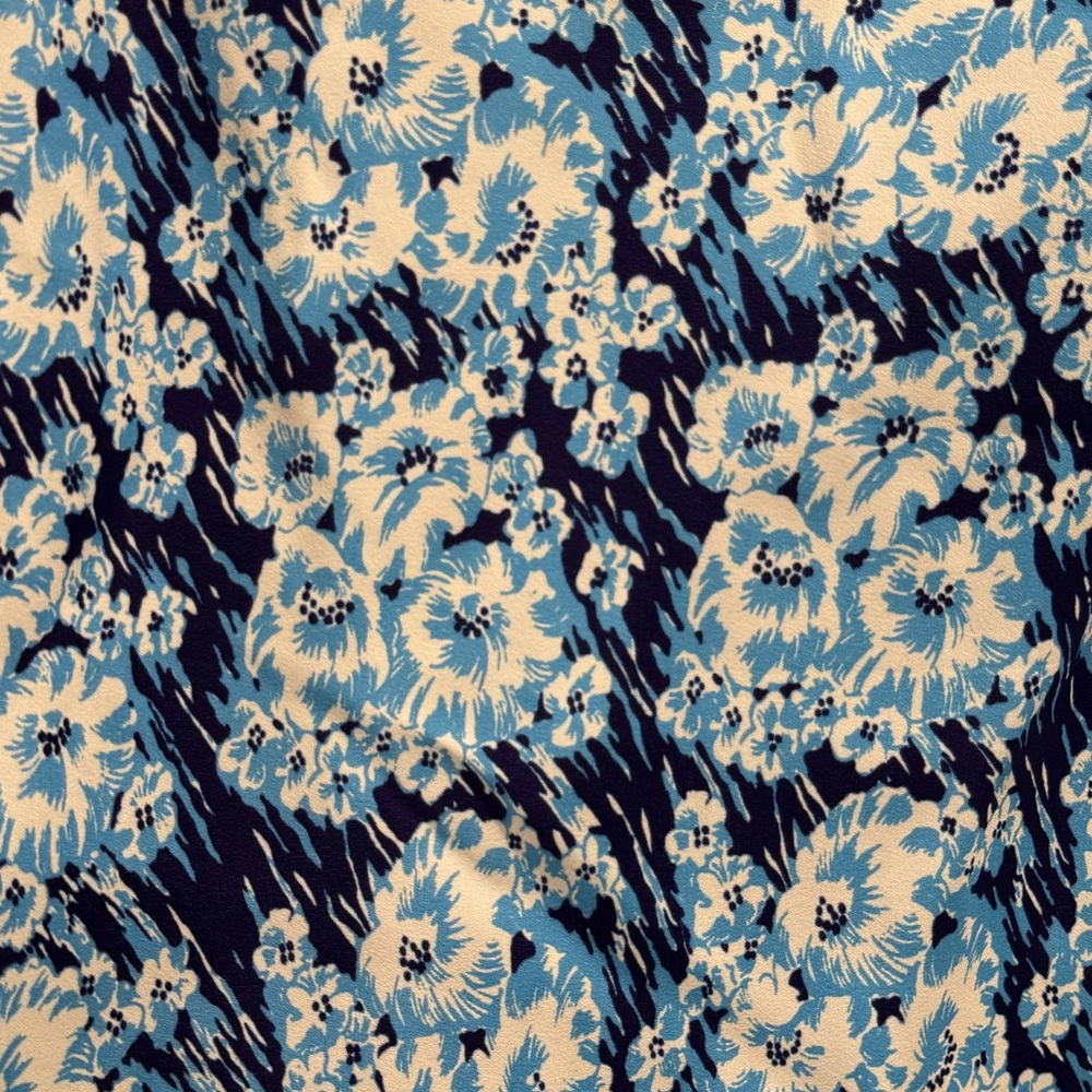 Rachel Comey Glass Floral Blue Midi Skirt - Picture 7 of 7